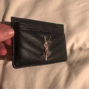 Imitation YSL Black Card Holder